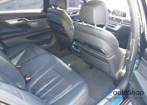 2021 BMW 740I из США, поврежденный, VIN WBA7T2C00MCF54348